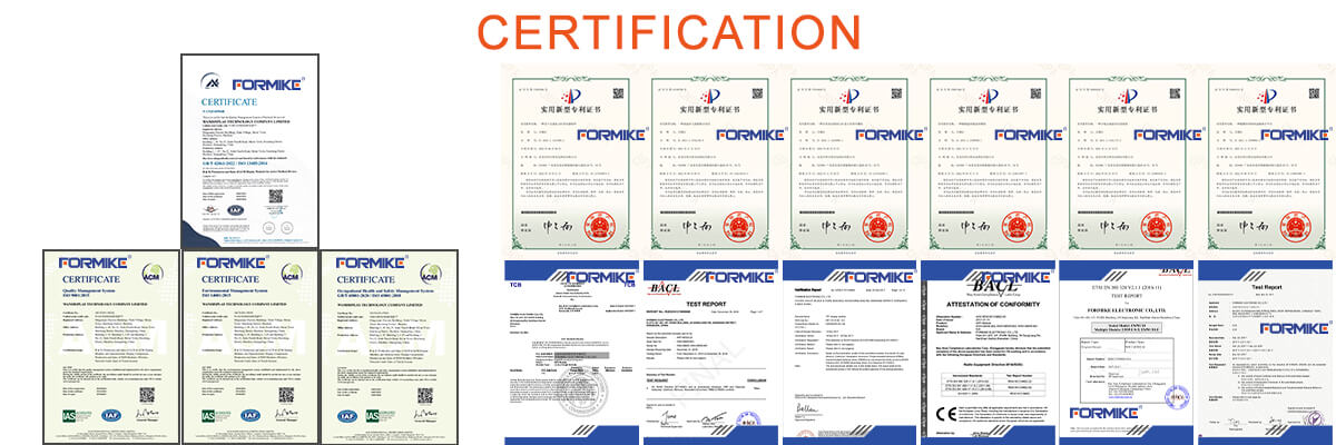 Formike Company certification